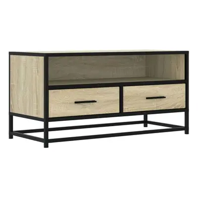 (sonoma oak) vidaXL TV Cabinet TV Stand Media TV Unit Engineered Wood and Metal