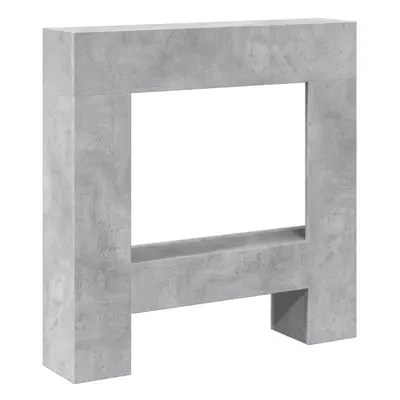 (concrete grey) vidaXL Fireplace Surround Fire Surround Fire Place Old Wood Engineered Wood