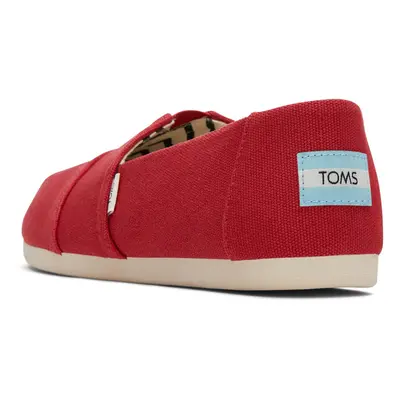 TOMS Women's Alpargata Recycled Slip-On Red