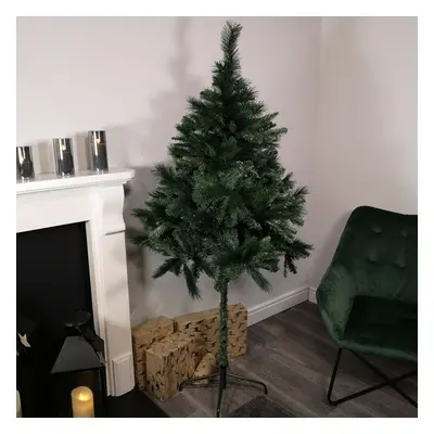 6ft (1.8m) Premier PVC Space Saving Christmas Parasol Tree with Tips in Green