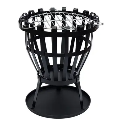 (Round) Brazier Fire Pit Garden Patio Outdoor BBQ Heater