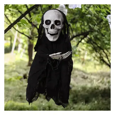 Halloween Sound Control Glowing Hanging Skeleton Ghost