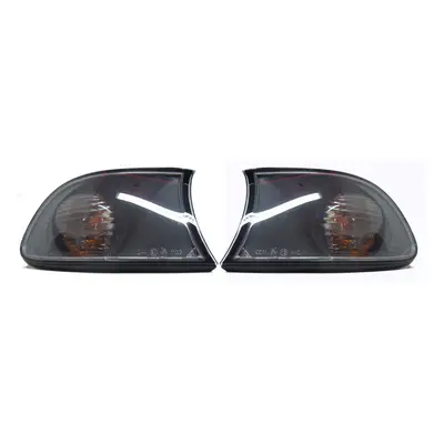 For BMW Series E46 Compact Front Clear Black Indicators Detector Pair