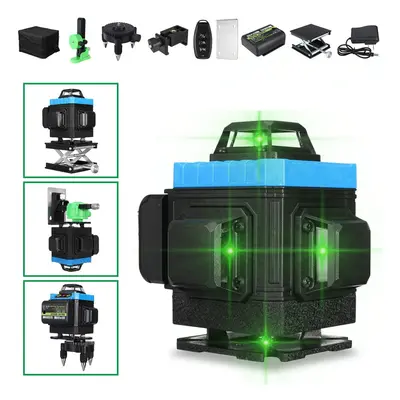 (16 line) 8/12/16 Line Green Light Laser Horizontal Vertical Cross Spirit Level