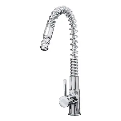 SIA KT7 Chrome Pull Out Spray Single Lever Monobloc Kitchen Sink Mixer Tap