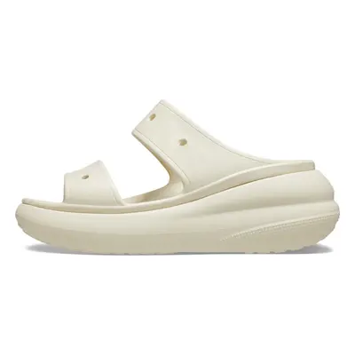 Crocs Unisex-Adult Classic Crush Sandal Bone Men/13 Women