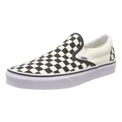 Vans Unisex Adults' Classic Slip On Black And White Checker/White 9.