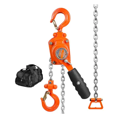 VEVOR Manual Lever Chain Hoist 1/4 Ton lbs Capacity FT Come Along G80 Galvanized Carbon Steel wi