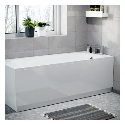 Nes Home White 1800mm Water Proof Durable PVC Front Bath Panel 15mm Thick