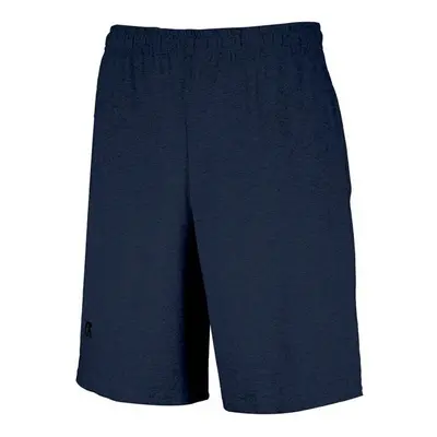 Russell 25843M.YP1.XL Adult Basic Cotton Pocket Shorts, Navy - Extra Large