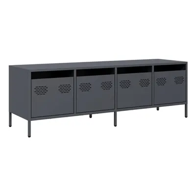 (anthracite) vidaXL TV Cabinet TV Stand Media Hifi Cabinet TV Unit Cold-rolled Steel