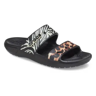 crocs classic Sandal - Seasonal graphics BlackMulti Animal Remix Mens