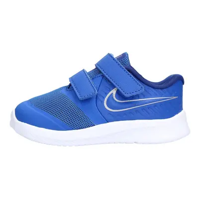 Nike Boy's Star Runner (TDV) Sneaker Game Royal/Metallic Silver 7C