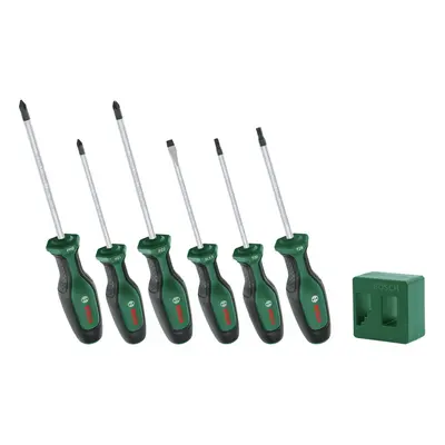 Screwdriver Premium Set 6-Piece with Magnetizer (6X Extra-Hard S2 Steel Screwdrivers for DIY; So