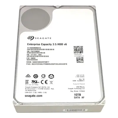 Seagate Enterprise Capacity | ST10000NM0016 | 10TB RPM SATA 6.0Gb