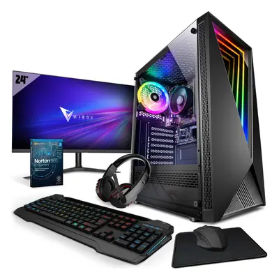 ( I-24 | AMD Ryzen 3200G | Vega | 16GB RAM | 1TB HDD | 240GB SSD | Win | WiFi | 24" Monitor Bund