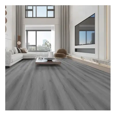 Grey Wood Effect Vinyl Flooring Self Adhesive Floor Plank, Pack of