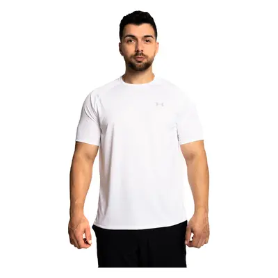 (2XL) UNDER ARMOUR TECH 2.0 T SHIRT WHITE/GREY