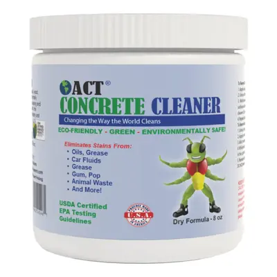 ACT Concrete Cleaner 8oz Eco Friendly Covers 50sqft