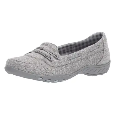 Skechers Women's Breathe Easy-Good Influence Sneaker Grey M US