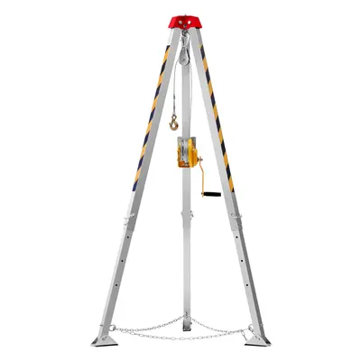 (1200 lbs) VEVOR Confined Space Tripod Kit Rescue Tripod Fall Arrest