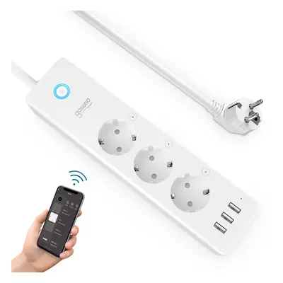 Smart Power Strip Wifi Plug Outlet 15A Sockets Surge Protector USB Charging Port APP Remote Cont