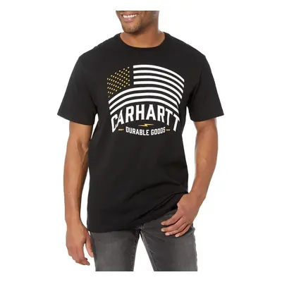 Carhartt Men's Relaxed Fit Midweight Short-Sleeve Flag Graphic T-Shirt