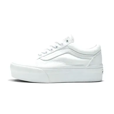 Vans Women's UA Old Skool Stackform Sneakers True White 6.5 Medium U