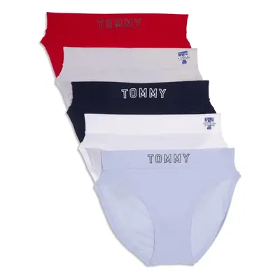 Tommy Hilfiger Women's Bikini Undewear 5-Pack HTR/BW/SC/MC/TR