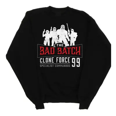 (4XL, Black) Star Wars Mens The Bad Batch Clone Force Sweatshirt