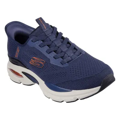 (6 UK, Navy/Orange) Skechers Mens Ventura Vanderway Skech-Air Trainers