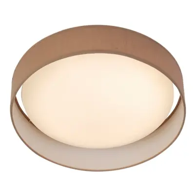 Searchlight Gianna Light LED Flush Ceiling Light Acrylic Brown Shade