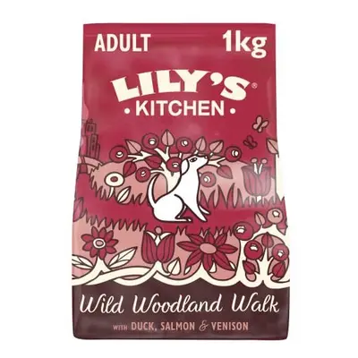 Lily's Kitchen Duck, Salmon & Venison - Complete Grain Free Adult Dry Dog Food, kg (Pack of 4)