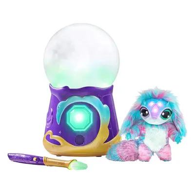 Magic Mixies Magical Misting Crystal Ball with Interactive inch Blue Plush Toy for ages 5+, and 