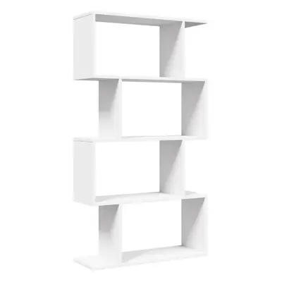 (white, x x cm) vidaXL Room Divider Bookcase 6-Tier Shelf Bookshelf Engineered Wood