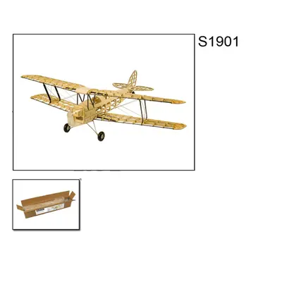 (KIT) 980mm Wingspan Balsa Wood Biplane RC Airplane KIT / KIT+Power Combo