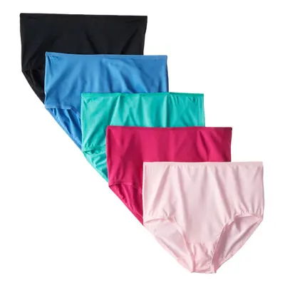 Fruit of the Loom Women's Pack Microfiber Brief Panties Assorted