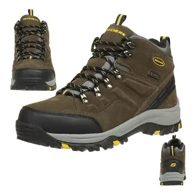 Skechers Men's Relment Pelmo Hiking Boot Khaki Wide