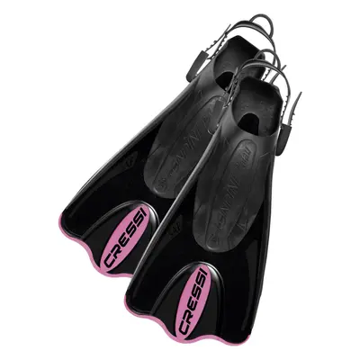 Cressi Palau Saf Snorkeling and Swimming Travel Flippers - Pink,S/M (38/41) (5/7.5)