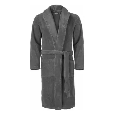 (Size Grey) Tommy Hilfiger Icon Terry Robe Dressing Gown