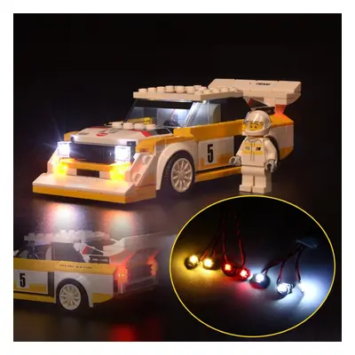 DIY LED Light Lighting Kit ONLY For LEGO For Audi Sport Quattro S1 Speed Champions Car Bricks To