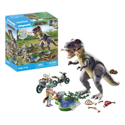 71524 Dinos: T-Rex Trace Path, thrilling search for the Tyrannosaurus Rex, with motorcycle, came