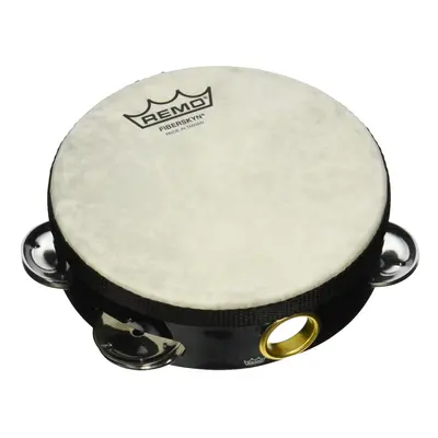 Remo Fiberskyn Tambourine - Quadura Black 6""