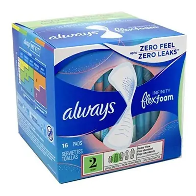 Always Pads Size Infinity With Flex Foam Count Heavy Flow (2 Pack)