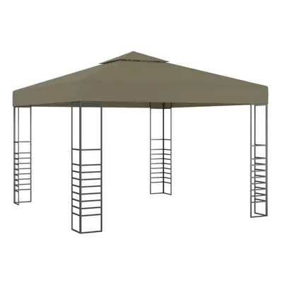 vidaXL Garden Marquee Taupe g/mÂ² Outdoor Gazebo Patio Canopy Shelter Tent