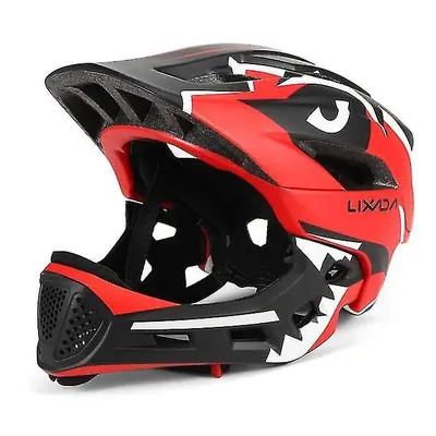 (Kids Detachable Full Face Bike Helmet Children's Sports Child Cycling Mtb Motorcycle Skateboard