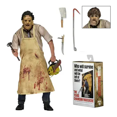 Halloween Texas Chainsaw Massacre 7" Ultimate Leatherface Action Figure Set Model Toy for Kids A