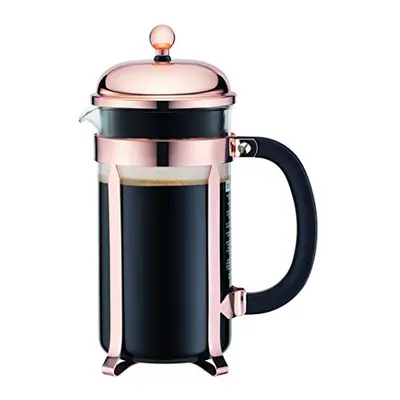 CHAMBORD Coffee Maker (French-Press System, Stainless Steel Frame, 1.0 L/34 oz, Cup) - Copper