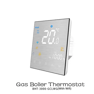 (BHT-3000-GCLW) WiFi Smart Thermostat Temperature Controller for Water/Electric Floor Heating Wa