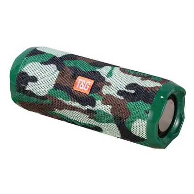 (Camouflage Green) Portable Bluetooth Speakers Subwoofer IPX5 Waterproof Outdoor Sports Bluetoot